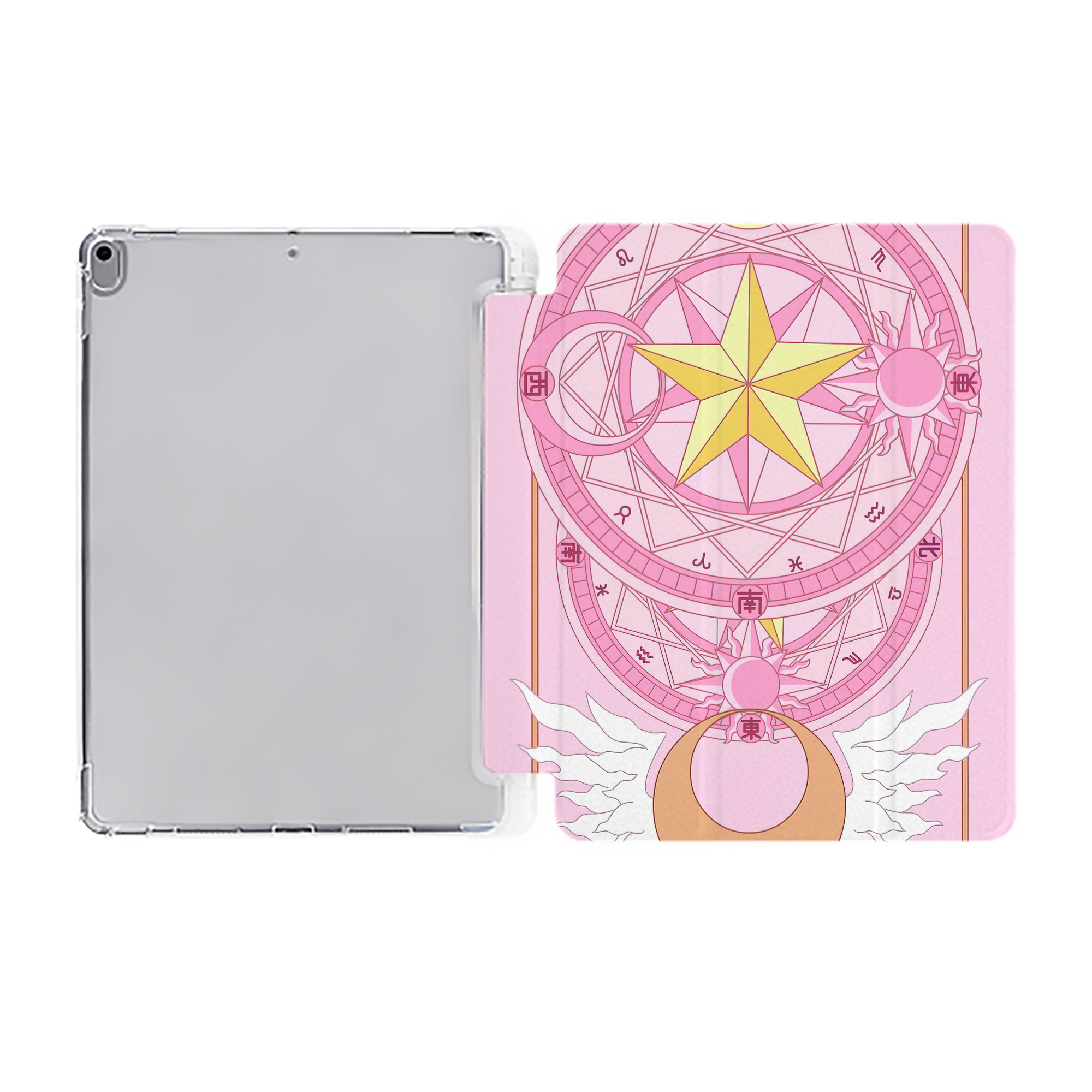 （画像用） 美少女戦士セーラームーン Sailor Moon IPad ケース ペン収納付き 三つ折りスタンド PUレザー×シリコン 対応機種9.5/10.5/10.9インチ